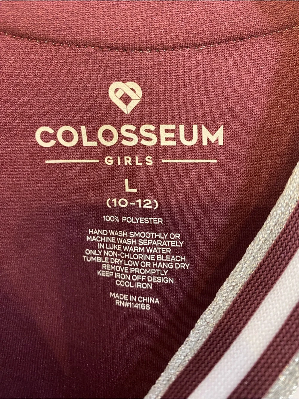 Colosseum Athletics soft maroon
